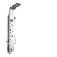 LED Shower Panel with 6 Spray Modes and Temperature Display, Handheld Wand