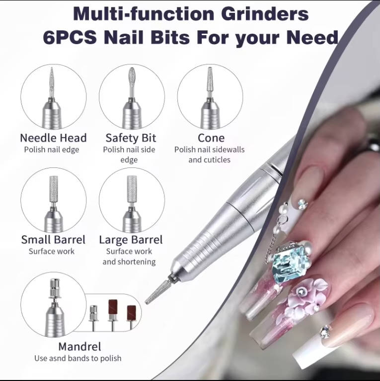 45,000RPM Rechargeable Electric Nail Drill