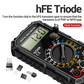 Digital Multimeter with Extended Probe Reach and Diode Testing for Electrical Systems