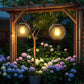 Solar Hanging Lantern with Automatic Light Sensor and 14-Hour Runtime