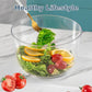 3L One Handed Press Salad Spinner, Large Lettuce & Vegetable Washer Dryer with Brake Button, BPA Free Mixer & Drainer