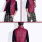 Down Fill Vest with Water Resistant Shell and Stand Up Collar, Packable