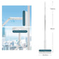 Spray Mop for Glass and Mirrors with Silicone Scraper Blade and Retractable Handle