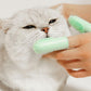 Finger Toothbrush for Dogs and Cats with Dual Design and 800 Bristles