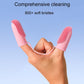 Finger Toothbrush for Dogs and Cats with Dual Design and 800 Bristles