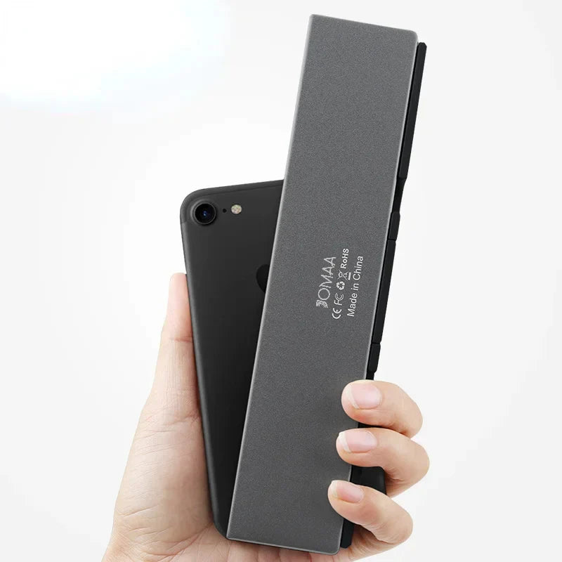 Foldable Bluetooth Keyboard and Magnetic Stand for Tablets