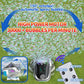 Automatic Bubble Machine with 150-Degree Rotation and 9-Color LED Lighting
