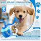 Interactive Dog Toys, Automatic Moving and Rolling Dog Toy Ball with Rope for Medium and Large Dogs