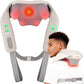 Neck Shoulder Massager with Heat, Cordless 4D Shiatsu Deep Tissue Massage Device for Home, Office and Travel