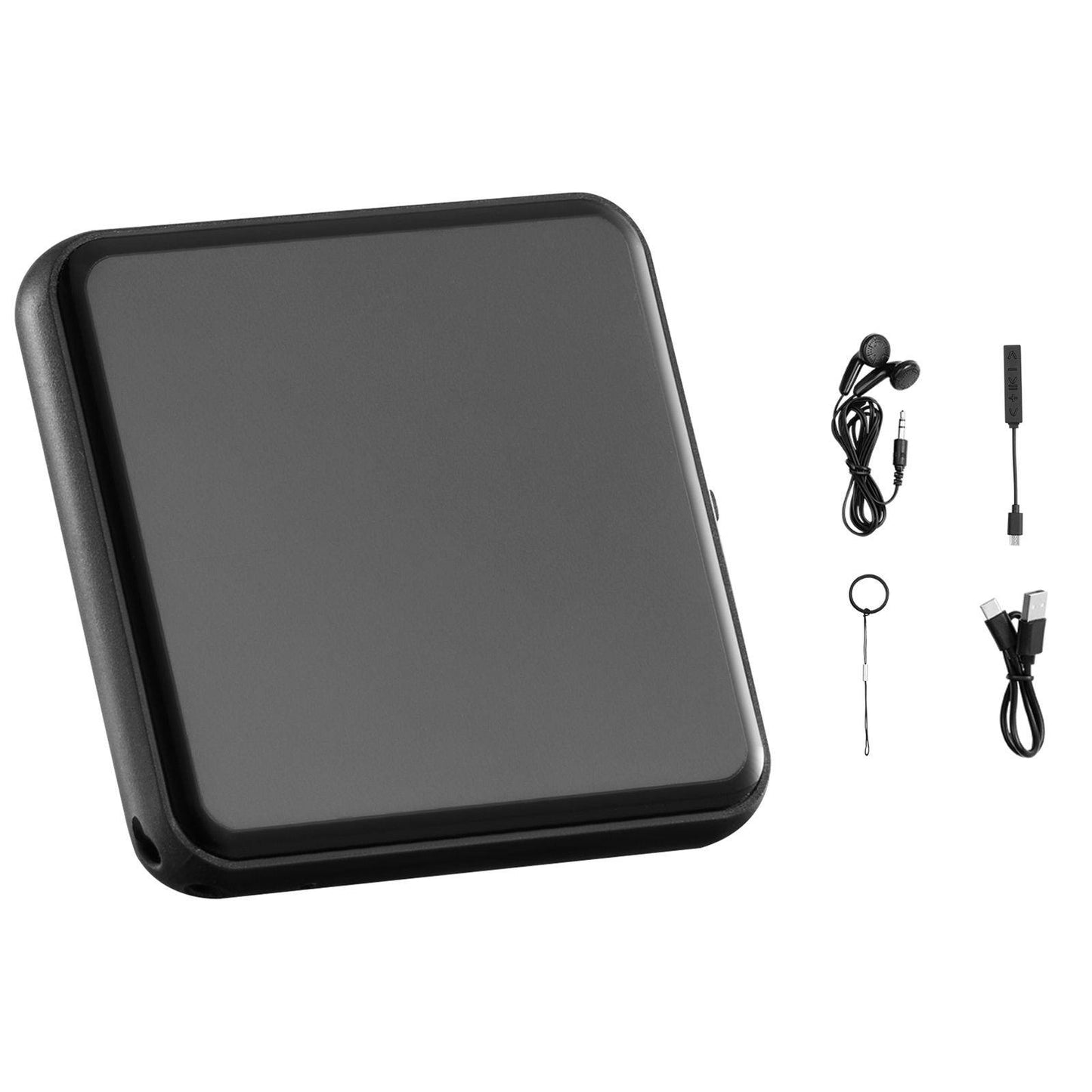 Double Sided Magnetic Voice Activated Recorder, AI Noise Reduction Digital Voice Recorder with MP3 and USB C