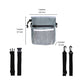 Dog & Bird Training & Travel Treat Pouch Bag, Gray Pet Training Snack Bag