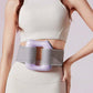 Electric Full Body Fascia Ring Massager with Adjustable Strap, 8 Vibration Modes for Belly, Back, Legs and Waist