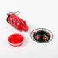 16 OZ Glass Hummingbird Feeders for Outdoors, with 4 Bee Guard Feeding Ports & Built in Ant Moat
