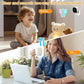 Indoor WiFi Security Camera Wall Mounted, 24H Mobile Monitoring with Night Vision for Home