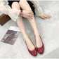Womens Ballet Flats with Arch Support and Cushioned Insole, Slip-On Design