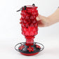 16 OZ Glass Hummingbird Feeders for Outdoors, with 4 Bee Guard Feeding Ports & Built in Ant Moat
