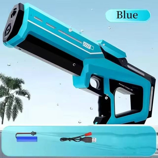 Motorized Water Gun with Auto Suction and 8-10 Meter Range, 500mAh  Battery