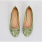Womens Ballet Flats with Arch Support and Cushioned Insole, Slip-On Design