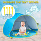 Pop Up Beach Tent with UPF 50+ Protection and Splash Pool Base