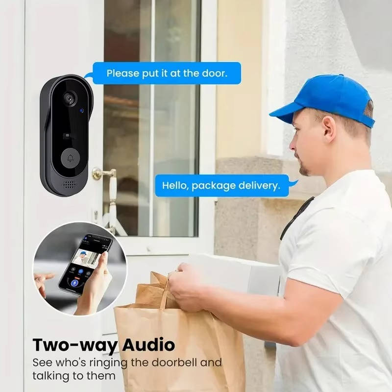 Video Doorbell with Local Storage and Two-Way Talk, HD Night Vision, Long Battery Life