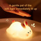 Rabbit Silicone Night Light with Touch Control and Adjustable Brightness for Kids