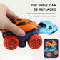 LED Race Track for Kids with Flexible Modular Track and Anti-Tip Car, USB Rechargeable