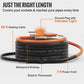Pipe Heating Cable with Automatic Thermostat Control, 60ft Self-Regulating