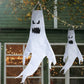 Hanging Ghost Decoration with LED Lights, 47.24 Inches Tall