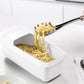 Microwave Pasta Cooker with Built-In Strainer Lid and Cool Grip Handles