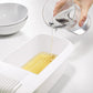 Microwave Pasta Cooker with Built-In Strainer Lid and Cool Grip Handles