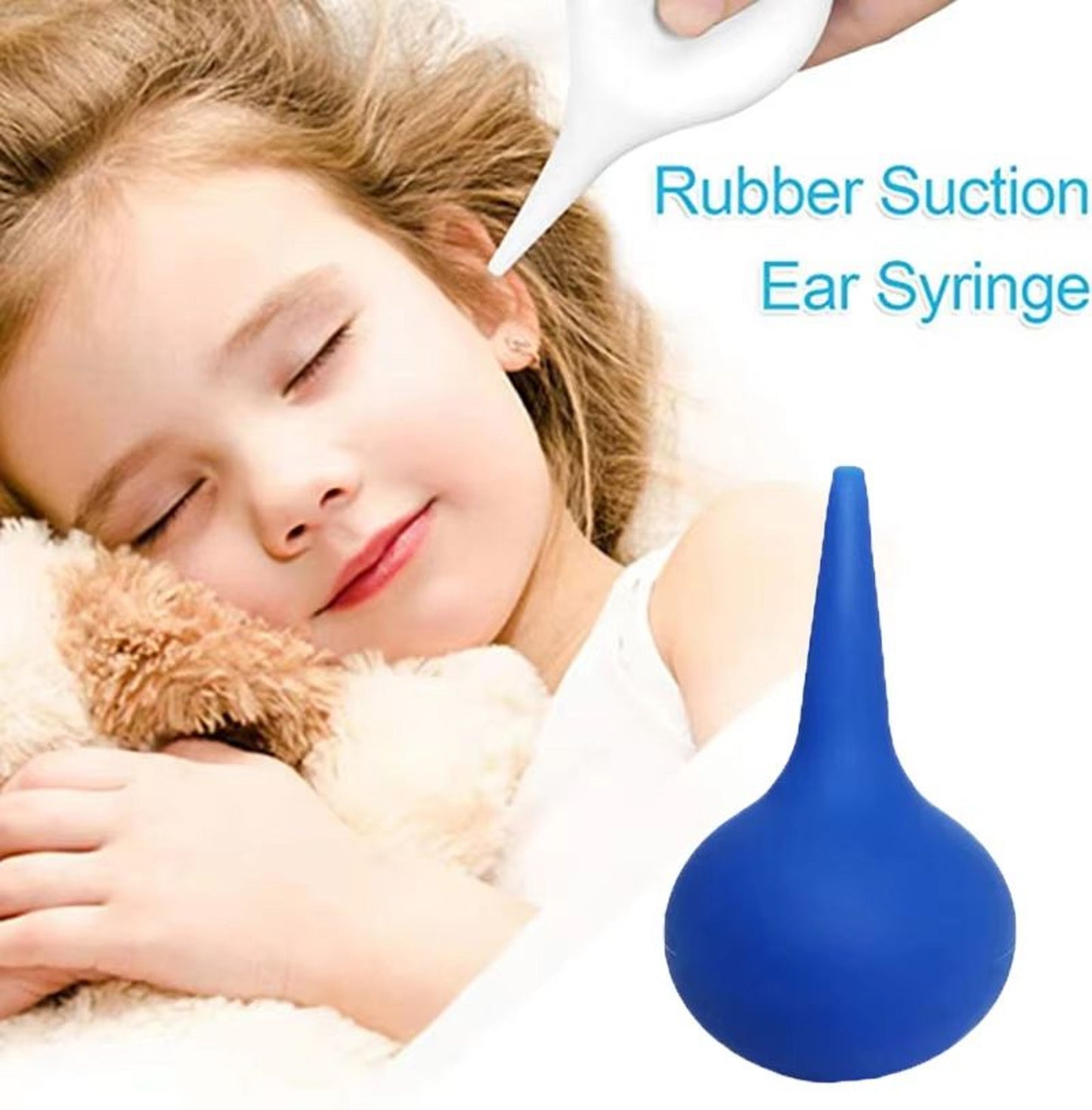 Ear Irrigation Kit with Bulb Syringe and Air Blower Pump for Wax Removal