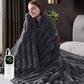Heated Throw Blanket, Cozy Faux Fur Electric Blanket for Sofa, Bed and Home