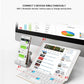Foldable Bluetooth Keyboard and Magnetic Stand for Tablets