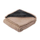 Waterproof Dog Blanket with Sherpa Fleece and Raised Edge Design