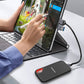 Portable External SSD, High Speed Shockproof Solid State Drive, Compact External Storage for Files, Photos, Videos and Backups