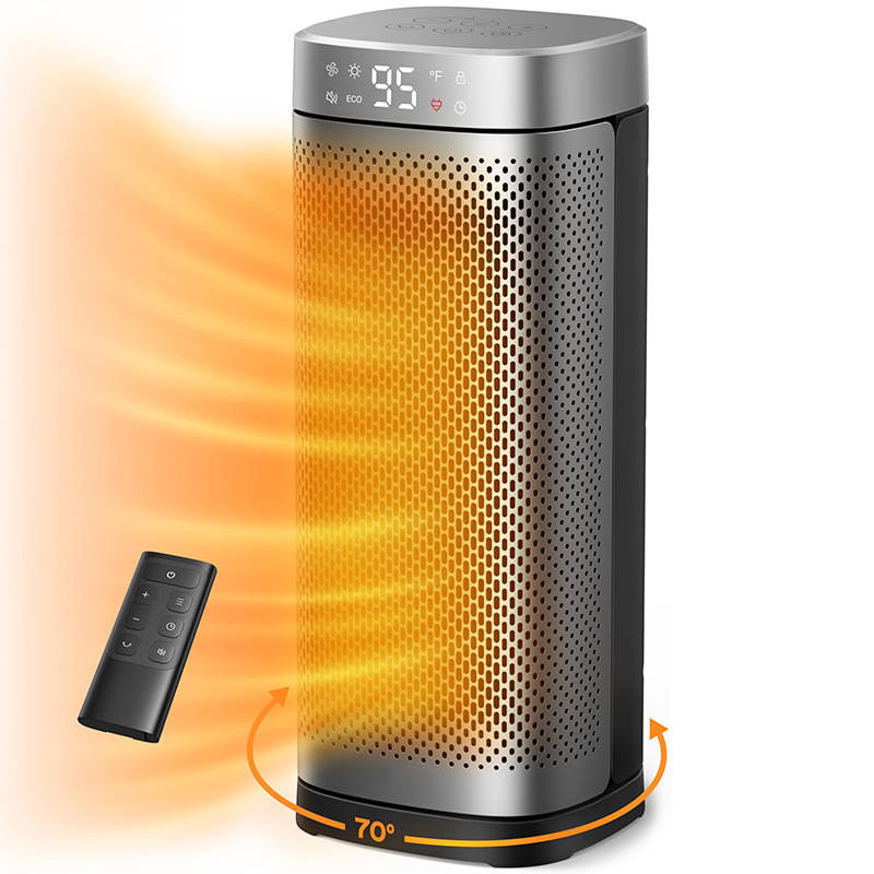 Space Heaters for Indoor Use, Portable Electric Heater with Adjustable Thermostat for Home, Office and Bedroom