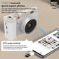 Portable Digital Camera with 180° Flip Screen, Selfie Camera with 32GB Memory Card for Photo and Video, Entry Level Student Camera