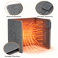 Under Desk Heater with Heated Floor Mat, Portable Foot Warmer with 8 Heat Levels and 12H Timer for Home Office