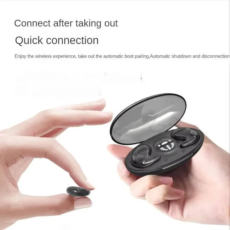 Ultra-Thin Wireless Earbuds with Noise Isolation and 24-Hour Battery for Sleep