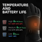 Rechargeable Heated Gloves with Carbon Fiber Heating and Touchscreen Fingertips