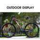 Memory Foam Bike Saddle with Hollow Grid Ventilation and Dual Spring Shock Absorption
