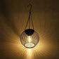 Solar Hanging Lantern with Automatic Light Sensor and 14-Hour Runtime