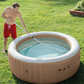 Cordless Pool Vacuum Cleaner with Dual Brush Heads for Above Ground Pools