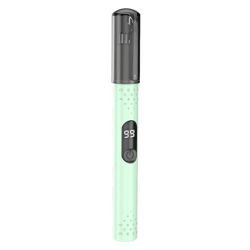Portable Electric Nose Hair Trimmer, USB Rechargeable, No Pulling, Compact Trimmer for Nose, Ear and Eyebrow Hair