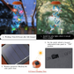 Solar Wind Chime Light with Color Changing Hummingbird Bulbs and Automatic Dusk Sensor for Gardens