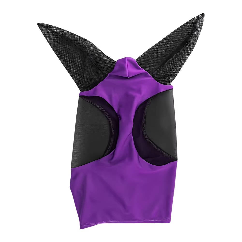 Horse Fly Mask with Stretchy Mesh and UV Protection for All Sizes