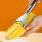 Stainless Steel Corn Kernel Stripper with Serrated Blade and Textured Handle
