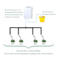 Programmable Plant Watering System with LCD Schedule Control and USB Rechargeable Battery