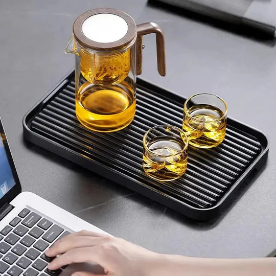 Premium Heat-Resistant Glass Teapot with Built-In Infuser