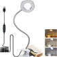 Desk Lamp with 360° Flexible Gooseneck and USB Power, 3 Color Temperatures